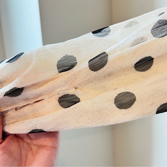 NANUSHKA Zahara Polka Dot Cream Dress - Picture 8 of 11